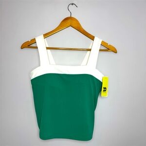 Target Green and White Tank Top